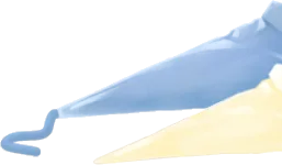 2つのアイシングコルネの画像