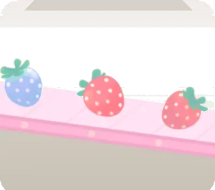 苺のコンベアベルトの画像