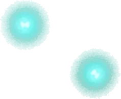 手前で飛び回る光虫の画像