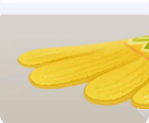 黄色い手袋の画像