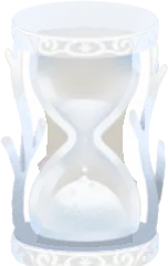 時を刻む雪時計の画像