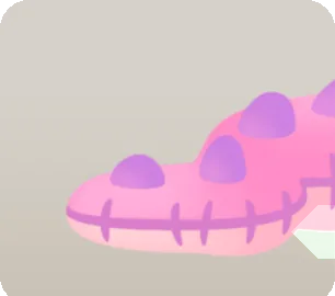 ドラゴンのぬいぐるみ・しっぽの画像