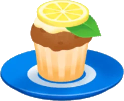 レモンのカップケーキの画像