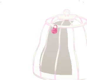 トレーを覆う牢屋の画像