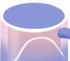 バイカラーマグカップの画像