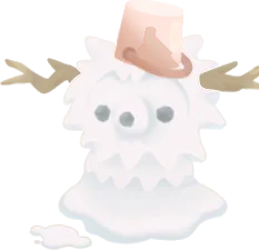 ユキムグリの雪だるまの画像