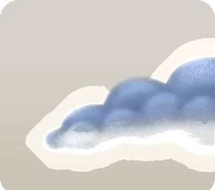 夜行郵便局の夜渡り雲・右の画像