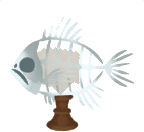 小魚の骨の画像