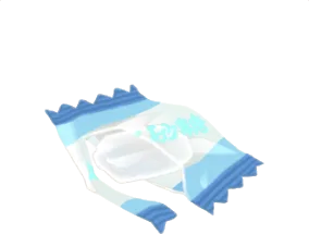 個包装の氷砂糖の画像