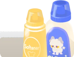 洗濯洗剤セット・ブルーの画像
