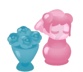 ホムとブーケのコマの画像