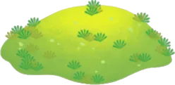 楽園の芝生の画像