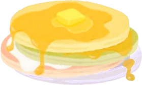 カラフルパンケーキの画像