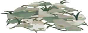 朽ちた瓦礫の画像