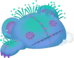 愛着を受けたぬいぐるみの画像