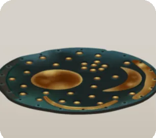 新たに発見された人類最古の天文盤の画像