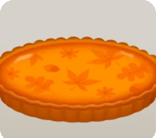 特別なハロウィンのパンプキンパイの画像