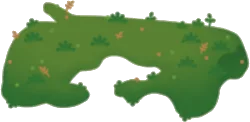 森の奥深くの古い木を覆う苔の画像