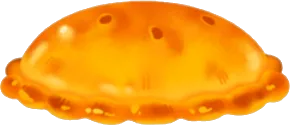 こんがり焼かれたサクサクのパイの画像