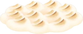 焦げ目をつけたメレンゲの画像