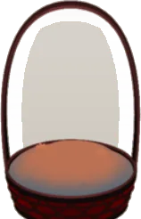 籠に入った鉢の画像