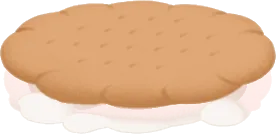 大きなクリームビスケットの画像