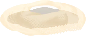 鉢元を隠す麻布の画像