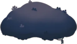 水晶の光を受ける丘の画像