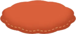 フェルトのクッション・赤の画像