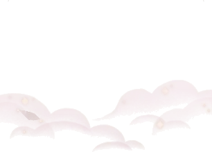 ふわふわとただよう雲の画像