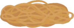 塩ラーメン用の麺の画像