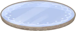 金縁ガラスの蓋の画像