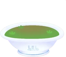芝生が入ったお皿の画像