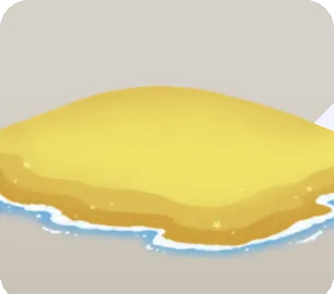 常夏の砂浜の画像