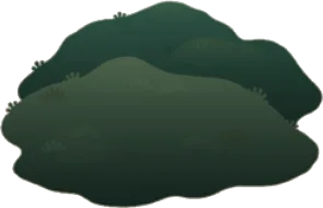 手付かずの山の画像