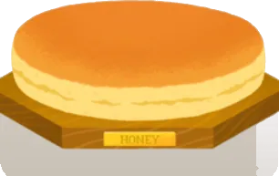 パンケーキの台座の画像