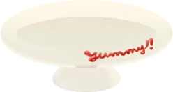 シンプルケーキ台の画像