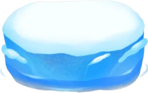 溶けることのない氷のベースの画像
