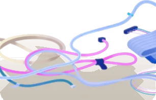 物置からかき集めたケーブルの画像