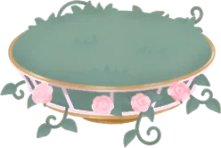 薔薇咲く籠の土台の画像