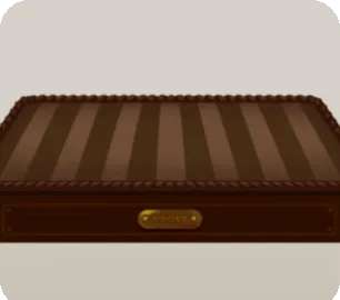 エレベーターの座席の下の荷物入れの画像
