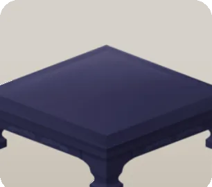 暗色の座卓の画像