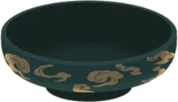 金雲模様の茶碗の画像