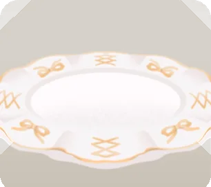 陶器のジュエリートレーの画像