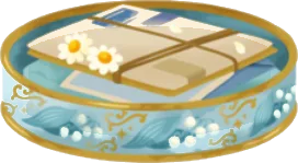 手紙の入った缶の画像