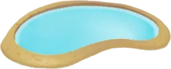 大きな水たまりの画像