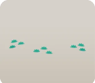 キノコの森の雑草の画像