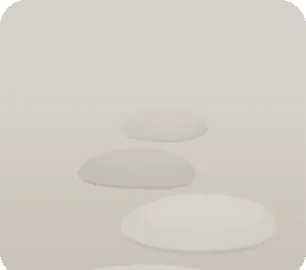白い飛び石の画像