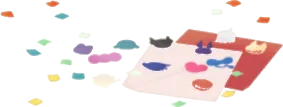 今年の切り絵と紙吹雪2022の画像