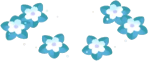 足元に咲く小さな花の画像